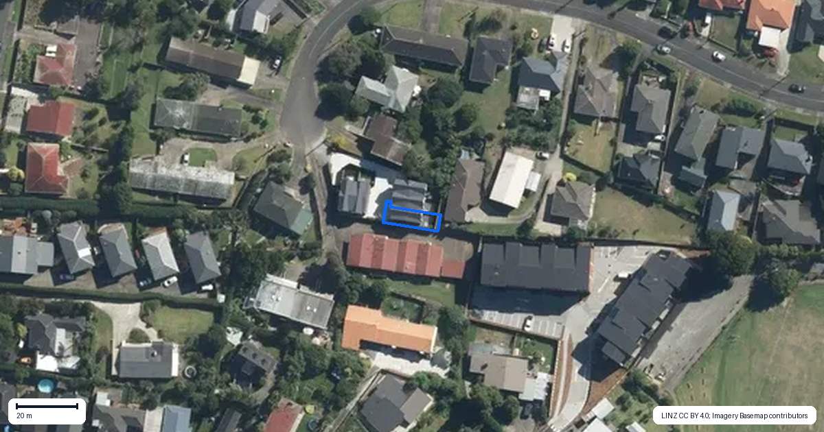 Property context map for 36C McRae Road, Mount Wellington, Auckland