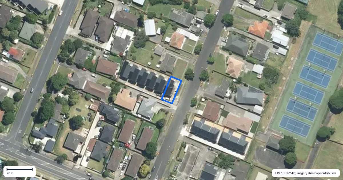 Property context map for 4A Frances Street, Manurewa, Auckland