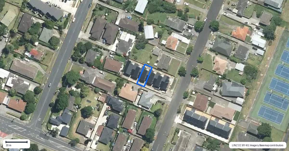Property context map for 4D Frances Street, Manurewa, Auckland