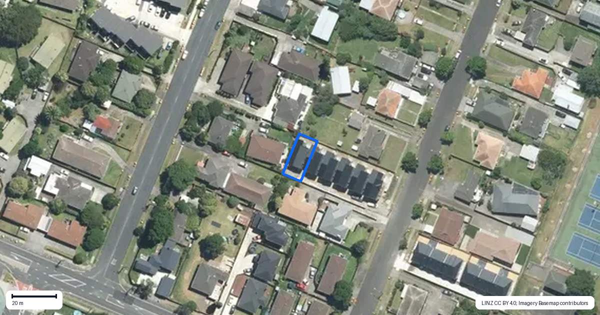 Property context map for 4F Frances Street, Manurewa, Auckland