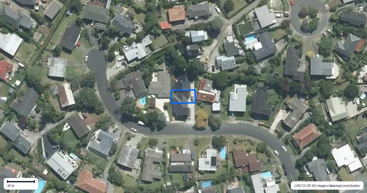 Property context map for 14B Coromandel Crescent, Mairangi Bay, Auckland