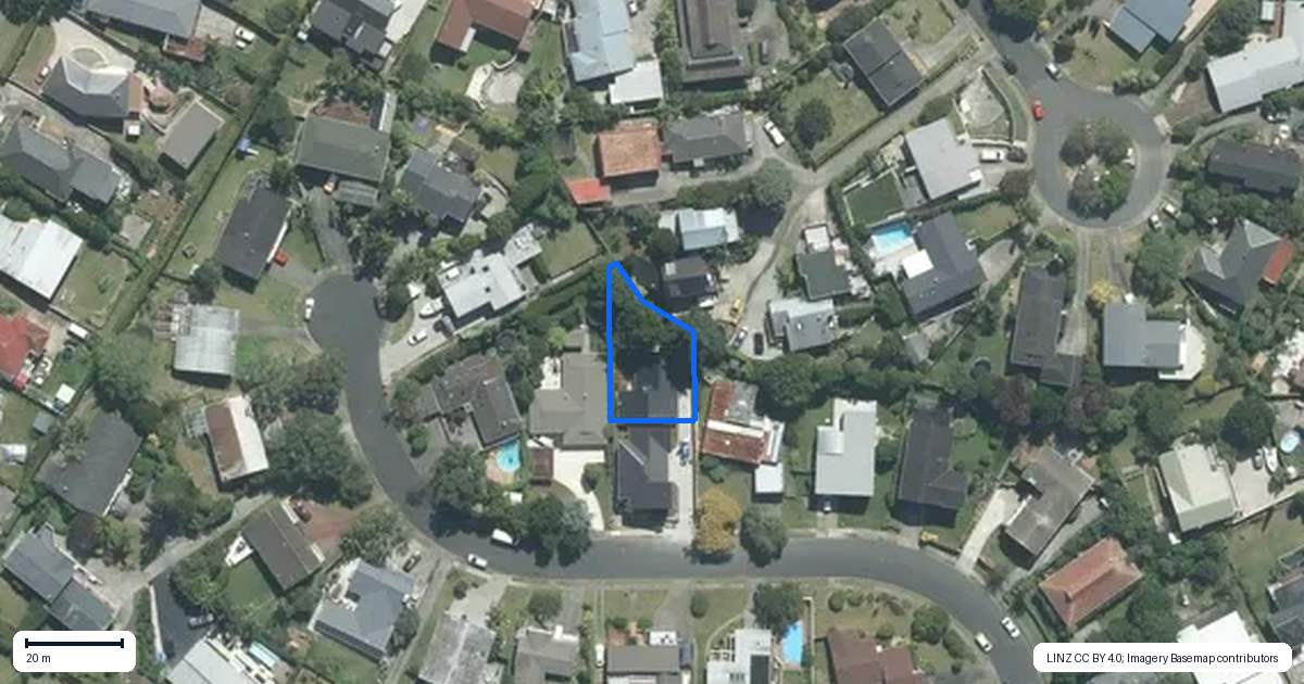 Property context map for 14 Coromandel Crescent, Mairangi Bay, Auckland