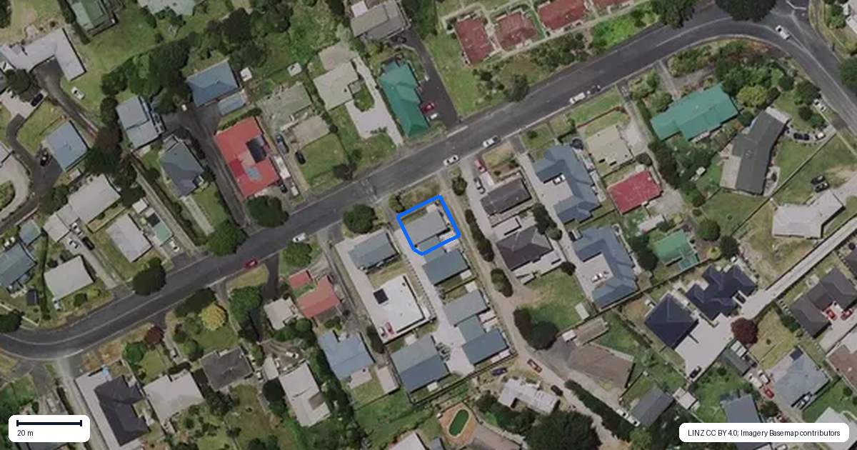 Property context map for 1/29 Gibson Road, Dinsdale, Hamilton
