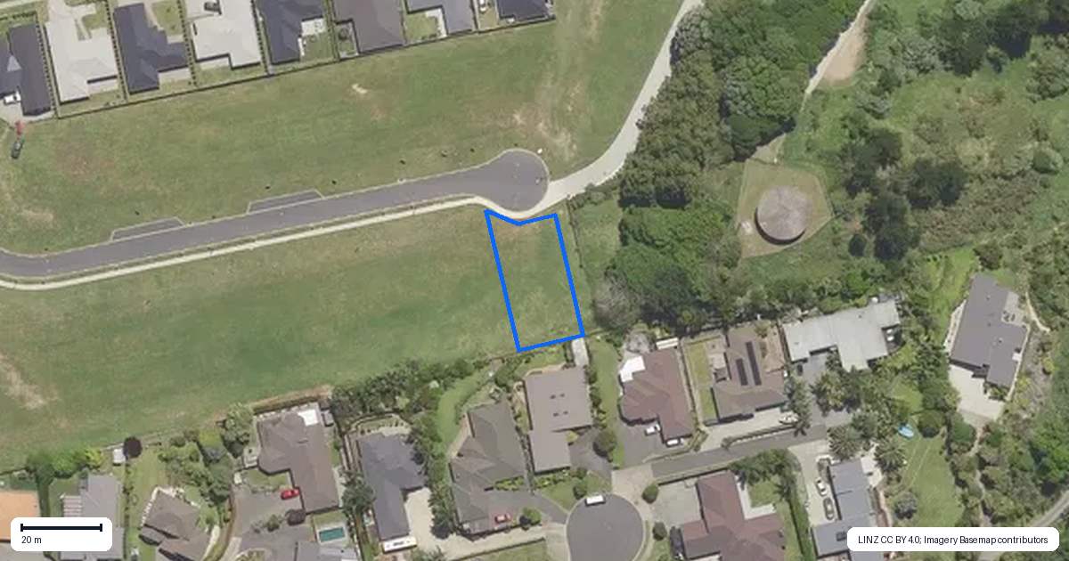 Property context map for 134 Hass Drive, Ohauiti, Tauranga