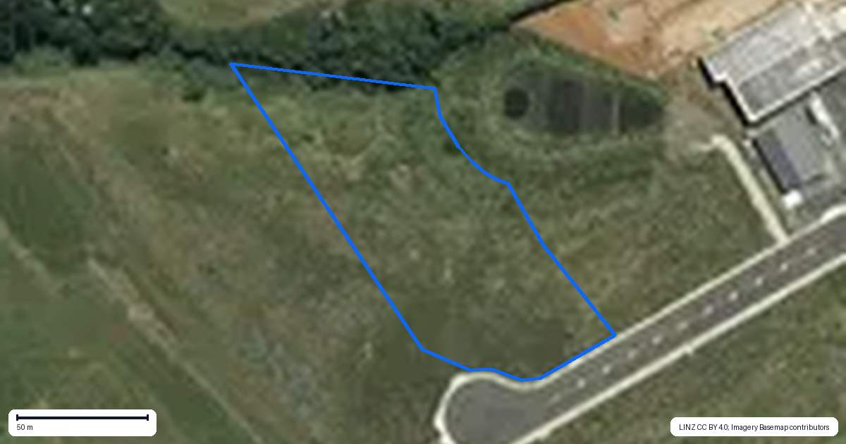 Property context map for 14 Allie Drive, Tuakau