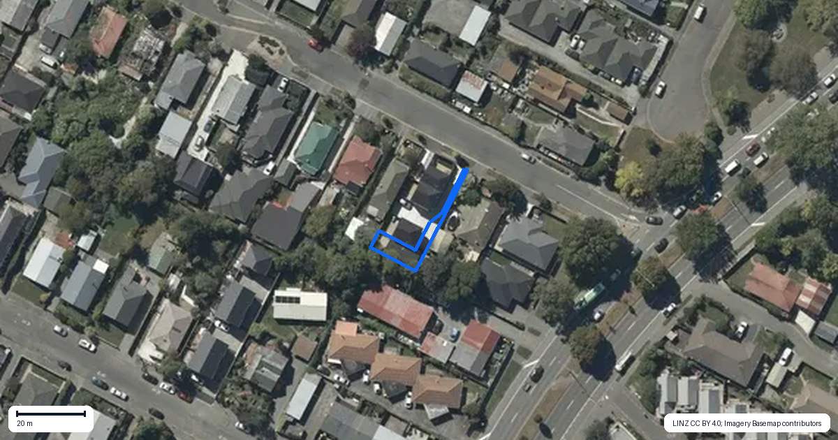 Property context map for 4/74 Grenville Street, Waltham, Christchurch