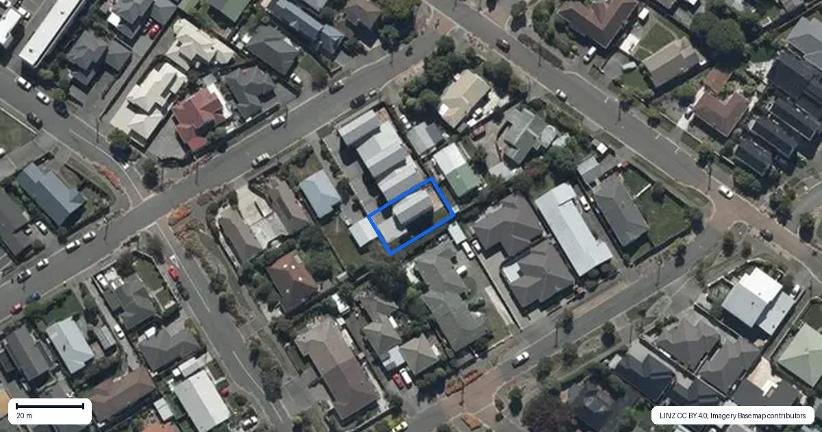 Property context map for 4/26 Horner Street, Papanui, Christchurch