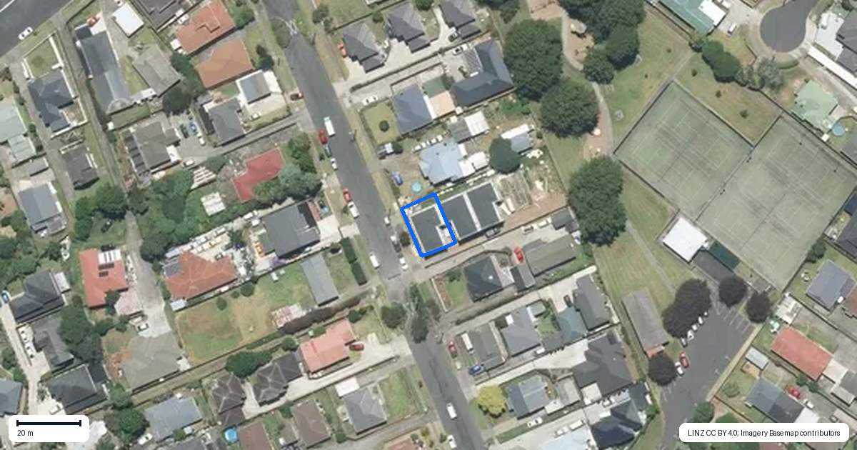 Property context map for 14A York Road, Papatoetoe, Auckland