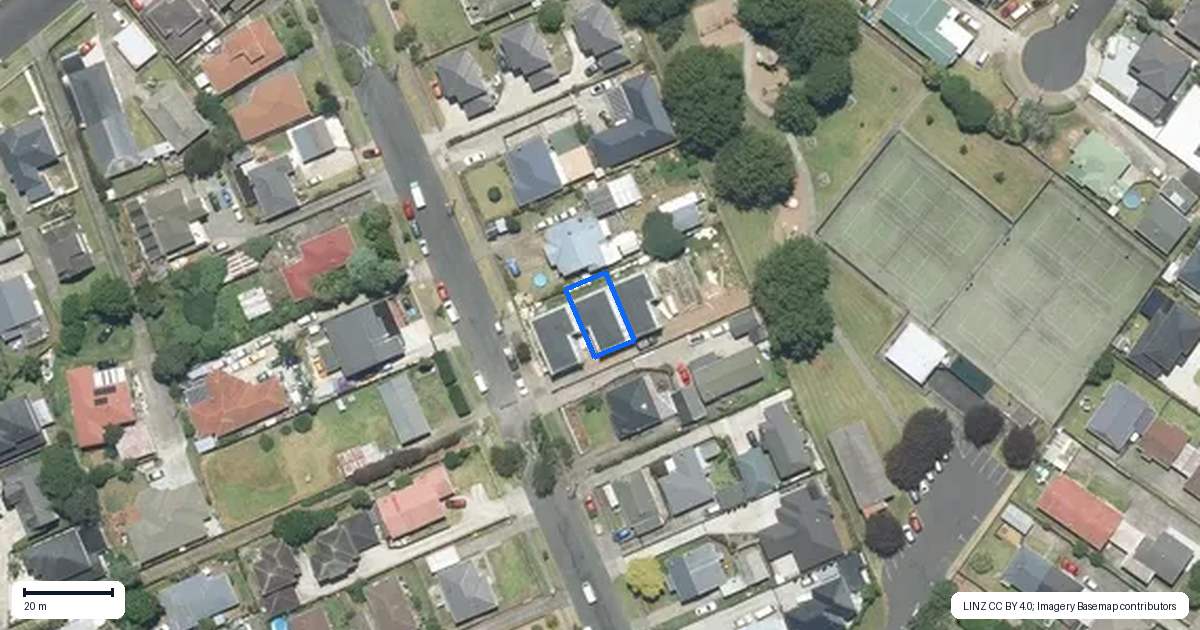 Property context map for 14B York Road, Papatoetoe, Auckland