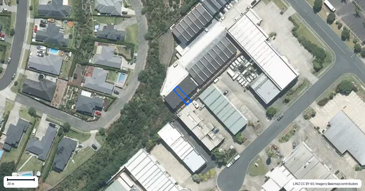Property context map for 43 Mata Lane, Stanmore Bay, Whangaparaoa