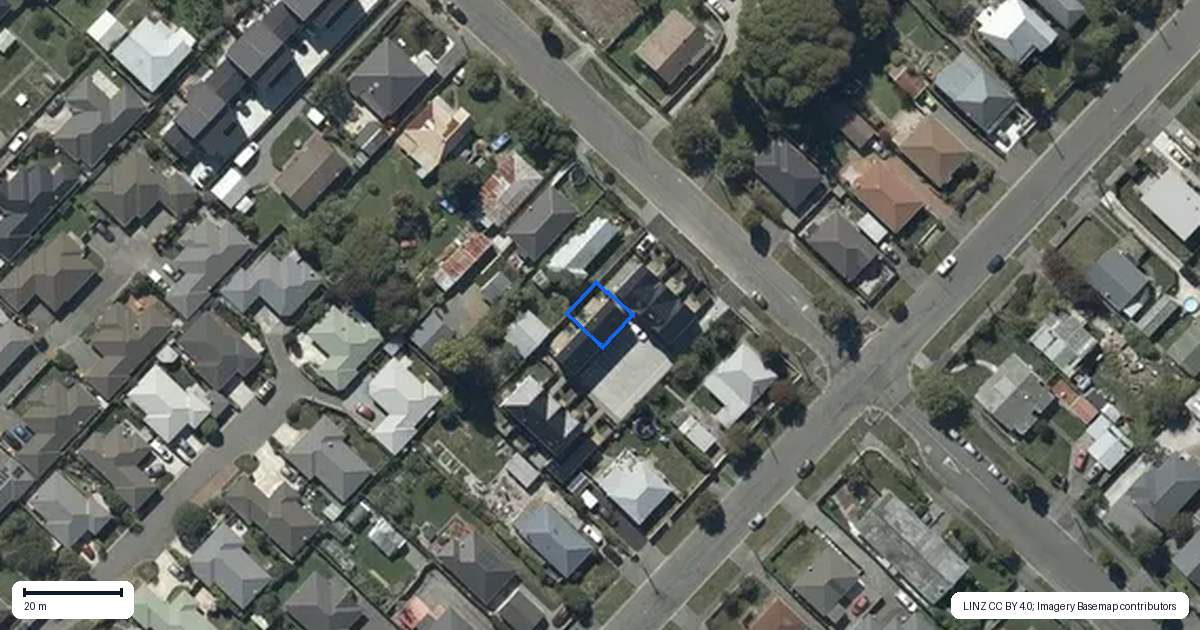Property context map for 2/54 Wildberry Street, Woolston, Christchurch