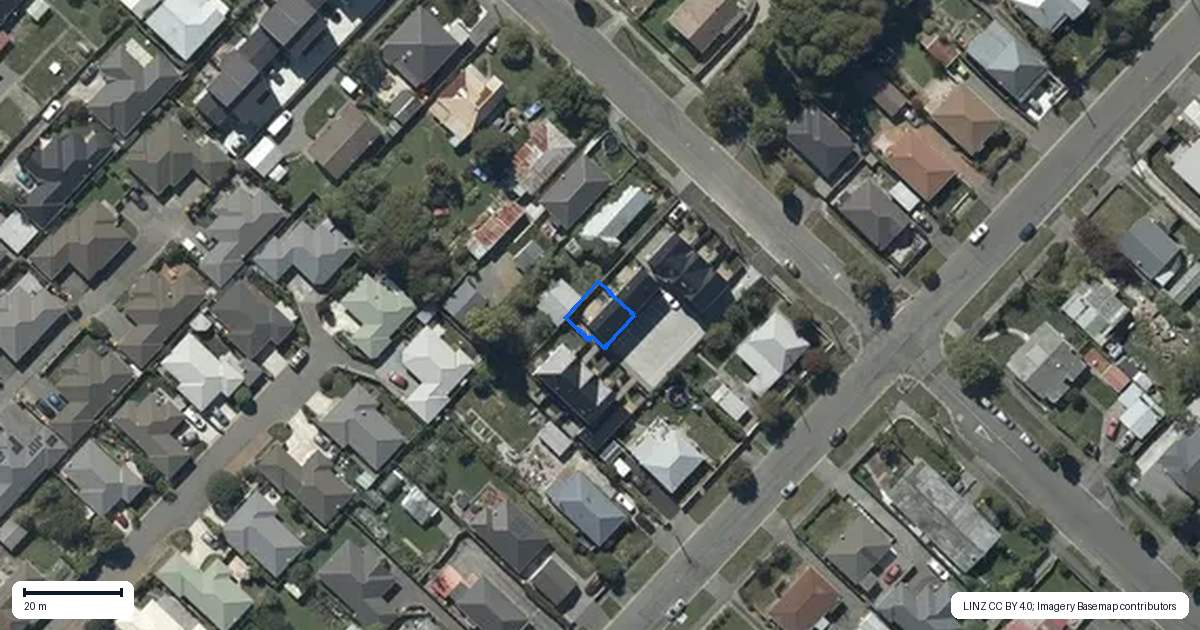 Property context map for 3/54 Wildberry Street, Woolston, Christchurch