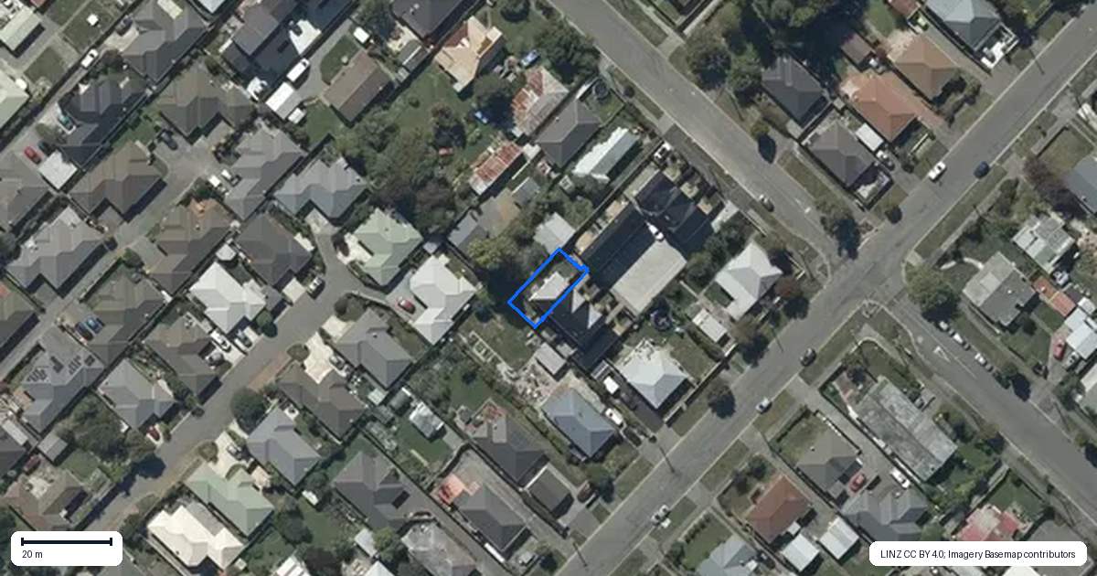 Property context map for 4/54 Wildberry Street, Woolston, Christchurch