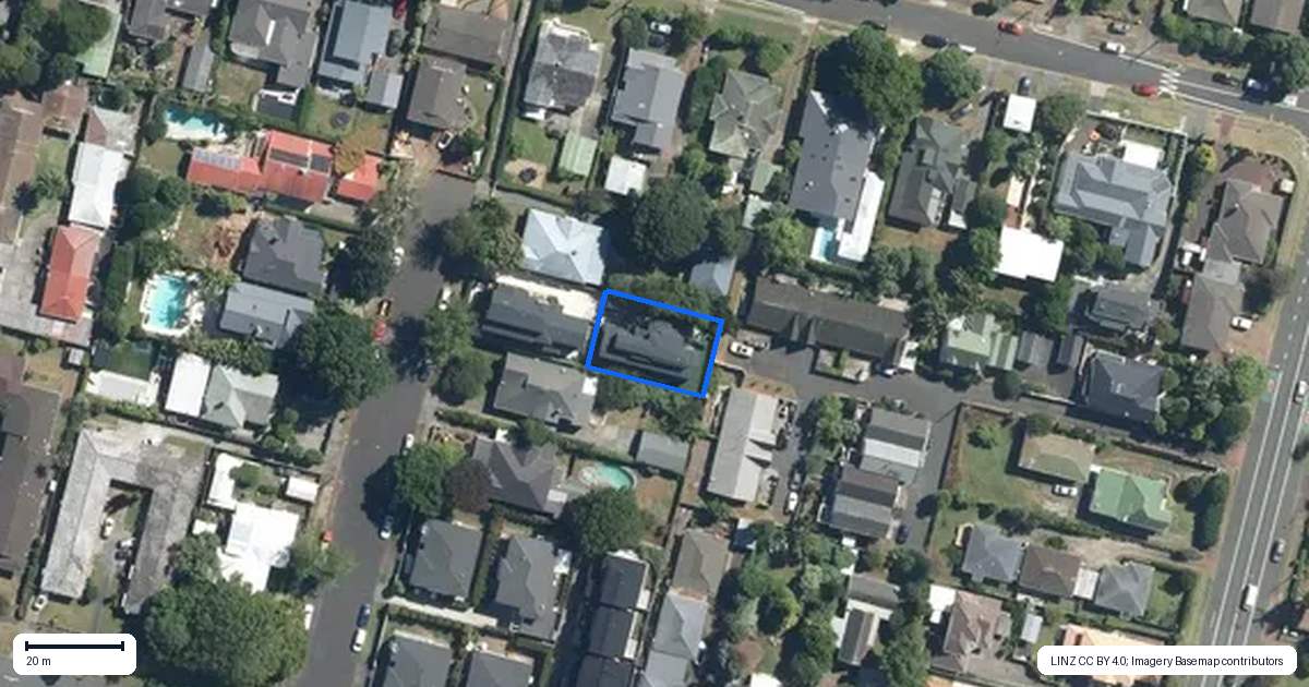Property context map for 5B Bishop Street, Epsom, Auckland