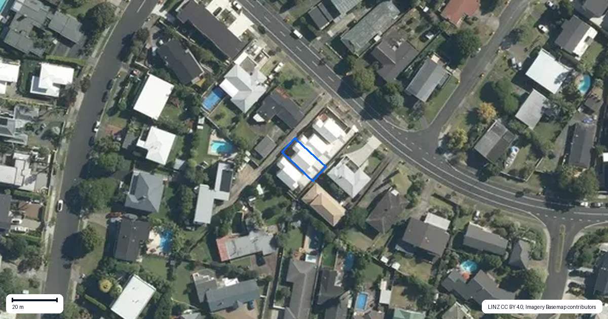 Property context map for 30C The Boulevard, Sunnyhills, Auckland