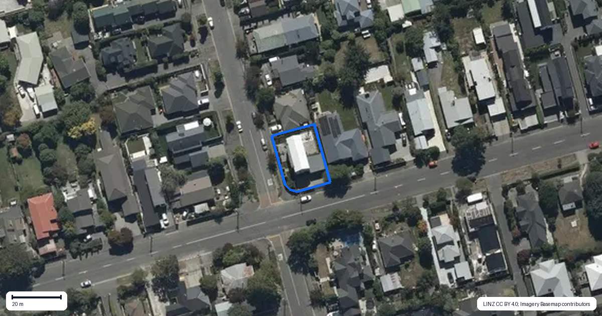 Property context map for 51 Jeffreys Road, Bryndwr, Christchurch
