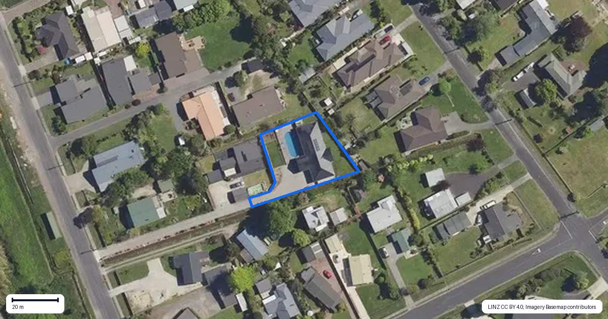 Property context map for 186A Parawai Road, Ngongotaha, Rotorua