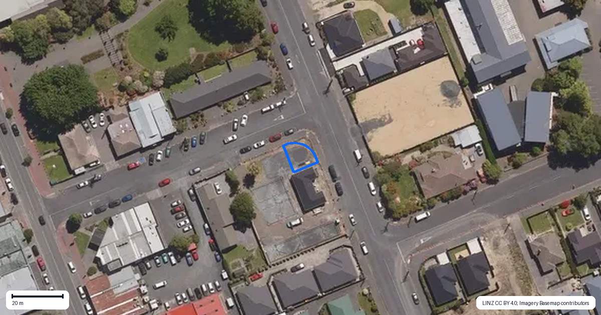 Property context map for 1/2 Cargill Street, Mosgiel