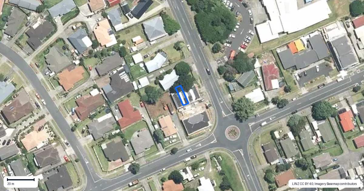 Property context map for 233C Finlayson Avenue, Clendon Park, Auckland