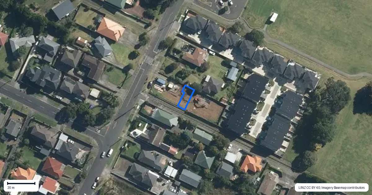 Property context map for 3/54 Barrack Road, Mount Wellington, Auckland