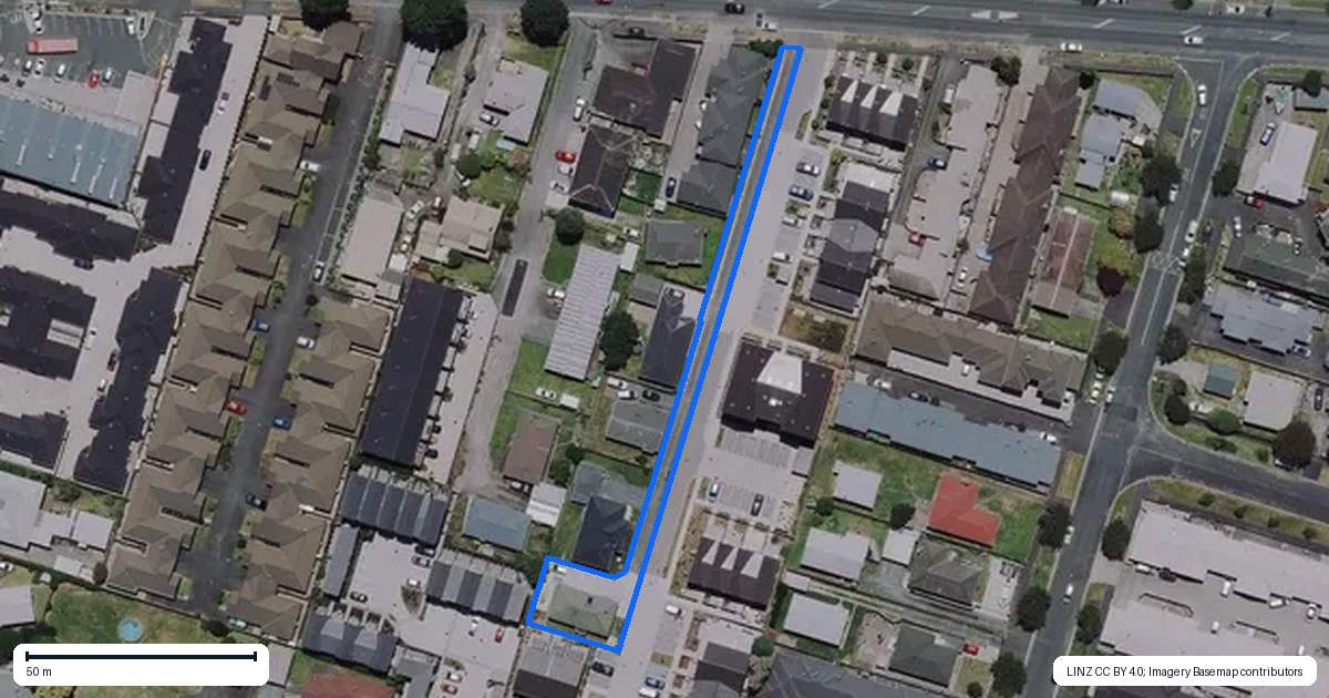 Property context map for 215D Killarney Road, Frankton, Hamilton