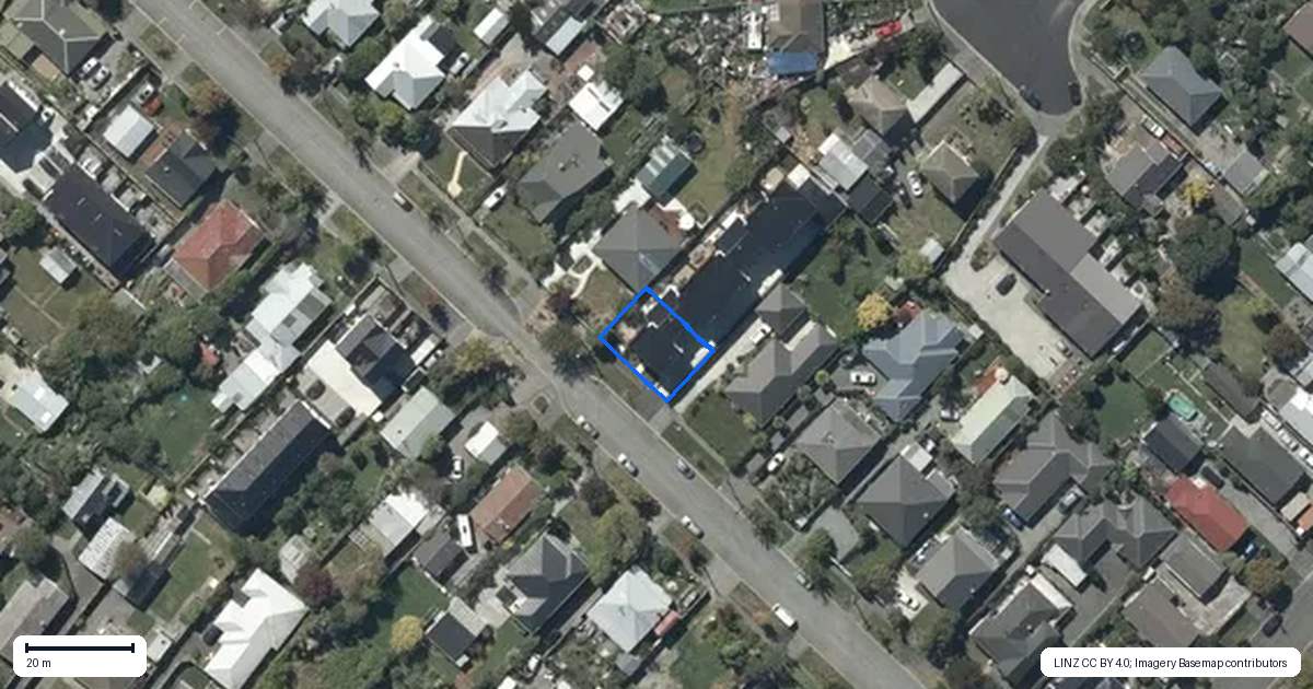 Property context map for 1/71 Sullivan Avenue, Woolston, Christchurch