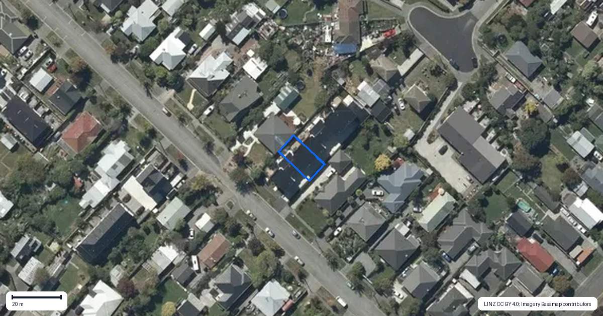 Property context map for 2/71 Sullivan Avenue, Woolston, Christchurch