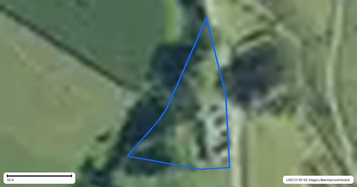Property context map for 75 Barriball Road, Peria, Kaitaia