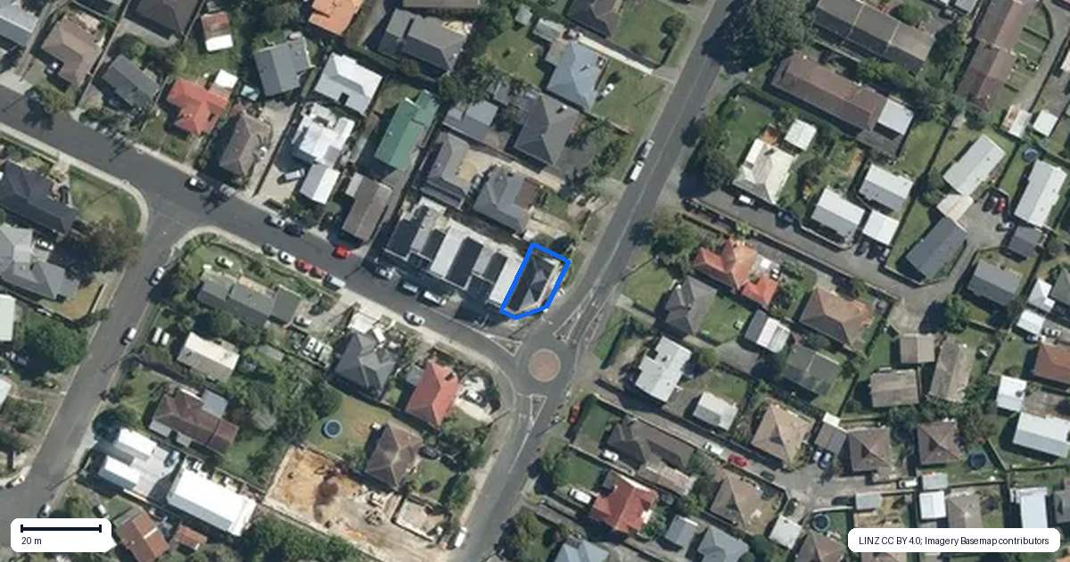 Property context map for 117 Barrack Road, Mount Wellington, Auckland