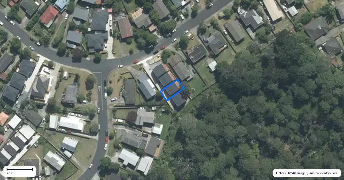 Property context map for 25C Lavery Place, Sunnynook, Auckland