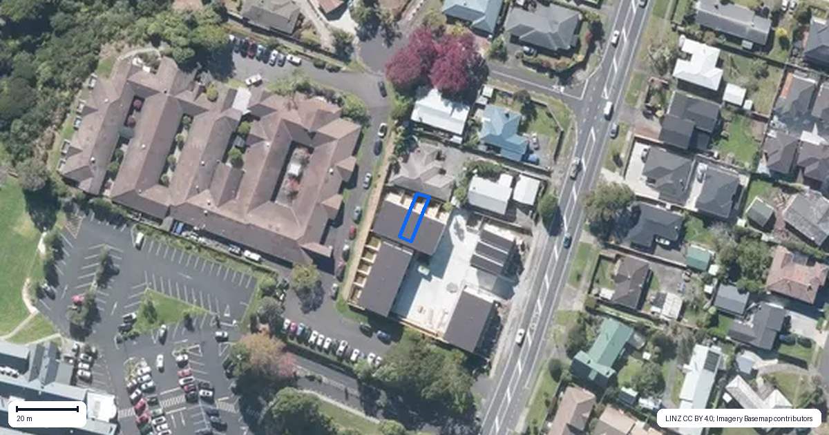 Property context map for 6/101 Botany Road, Botany Downs, Auckland