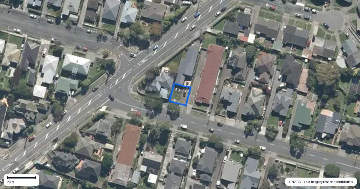 Property context map for 1A Epuni Street, Hutt Central, Lower Hutt