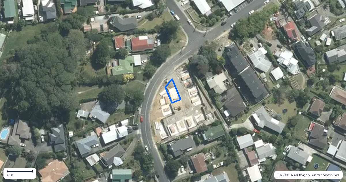 Property context map for 34D William Souter Street, Forrest Hill, Auckland
