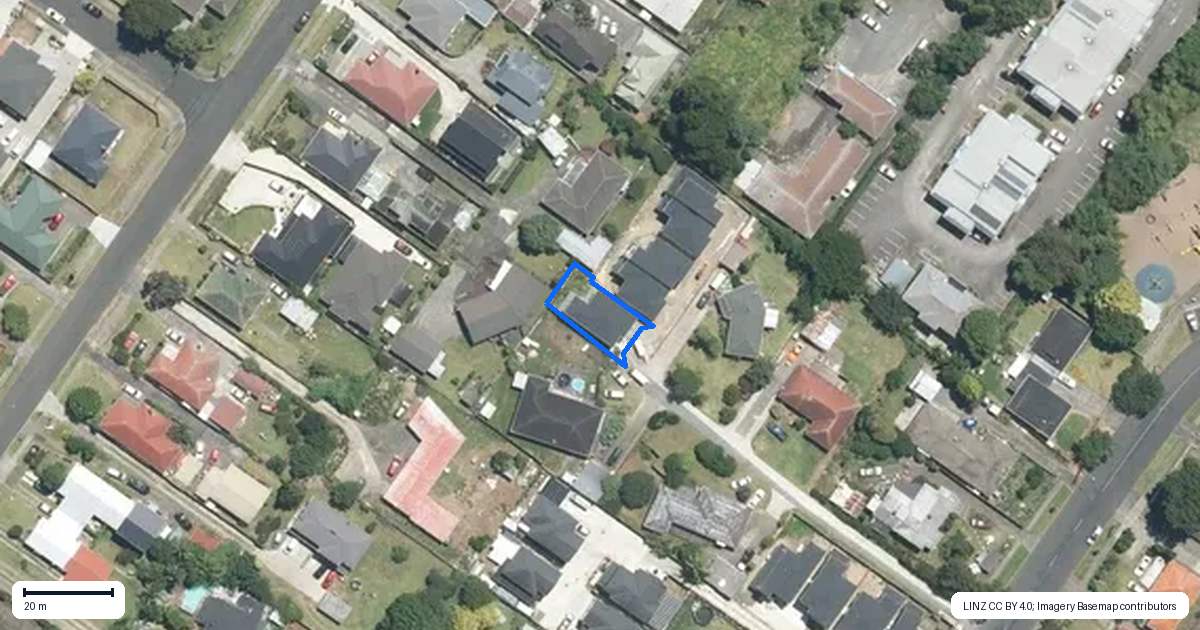 Property context map for 52 Allenby Road, Papatoetoe, Auckland