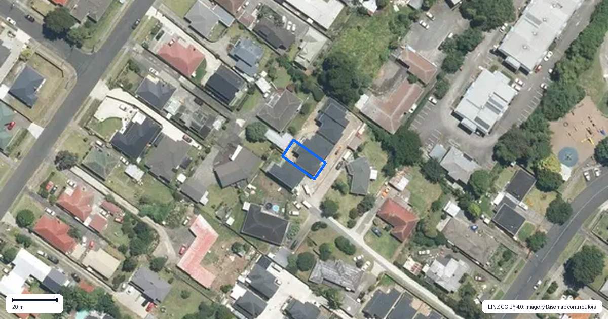 Property context map for 52A Allenby Road, Papatoetoe, Auckland