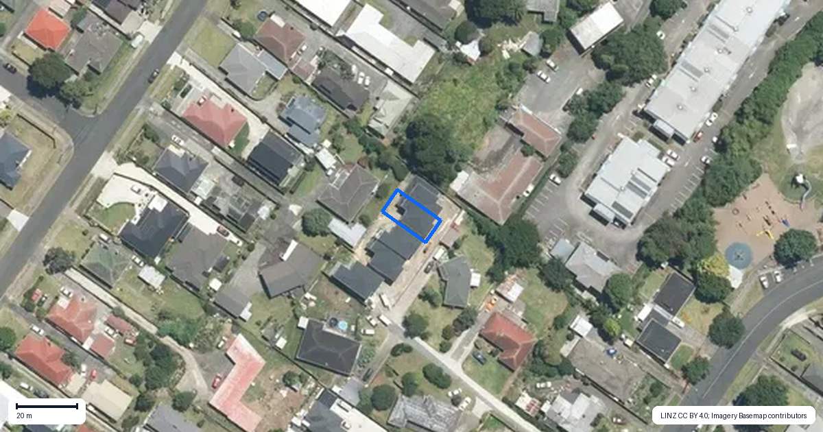 Property context map for 52C Allenby Road, Papatoetoe, Auckland