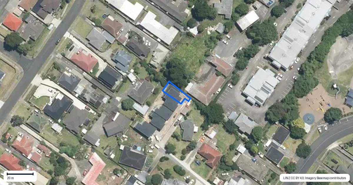 Property context map for 52D Allenby Road, Papatoetoe, Auckland