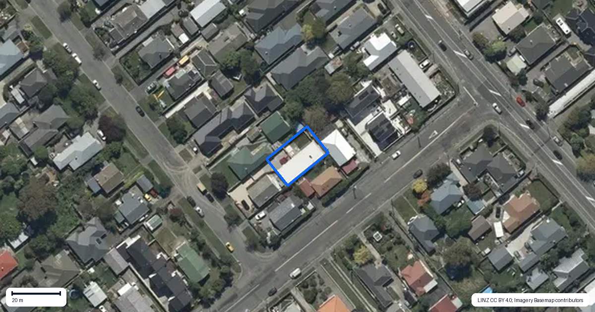 Property context map for 4A Sumner Street, Spreydon, Christchurch