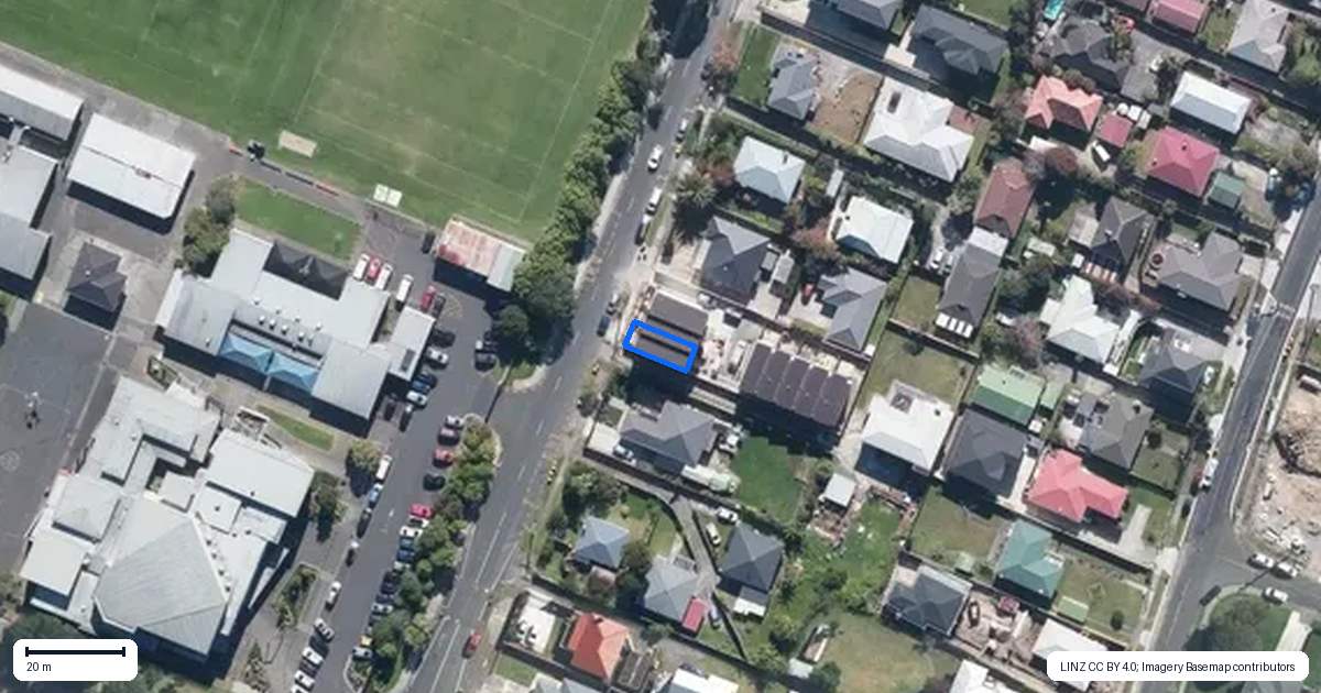 Property context map for 1/53 Archibald Road, Kelston, Auckland