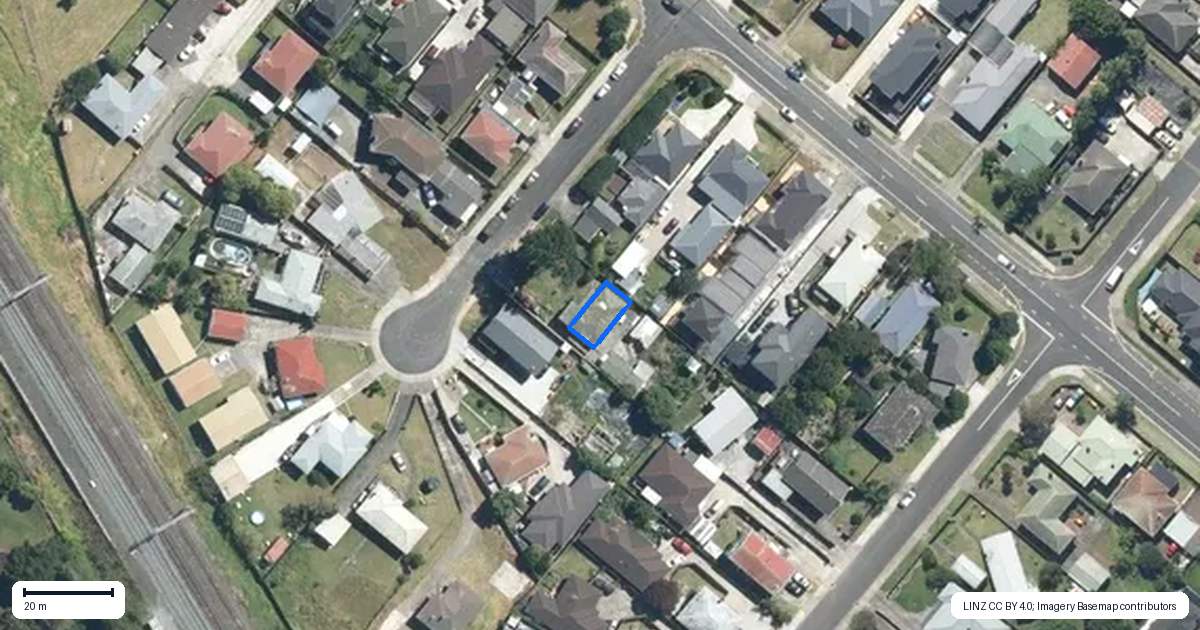 Property context map for 2B Ross Avenue, Papatoetoe, Auckland