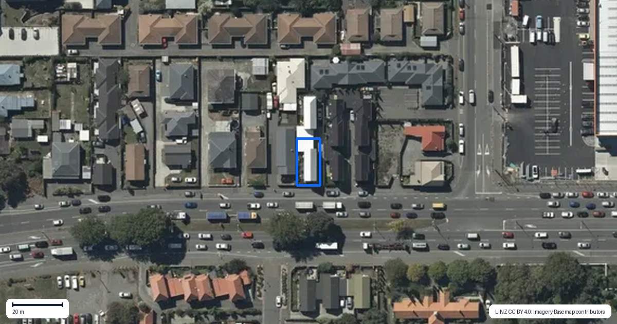 Property context map for 179A Brougham Street, Sydenham, Christchurch