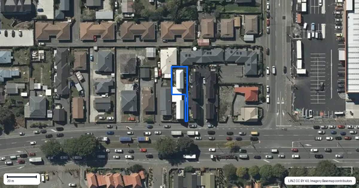 Property context map for 179B Brougham Street, Sydenham, Christchurch
