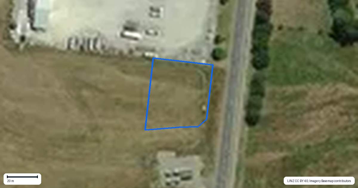 Property context map for 91 Sandy Brown Road, Te Anau