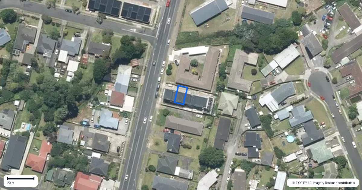 Property context map for 60B Wyllie Road, Papatoetoe, Auckland