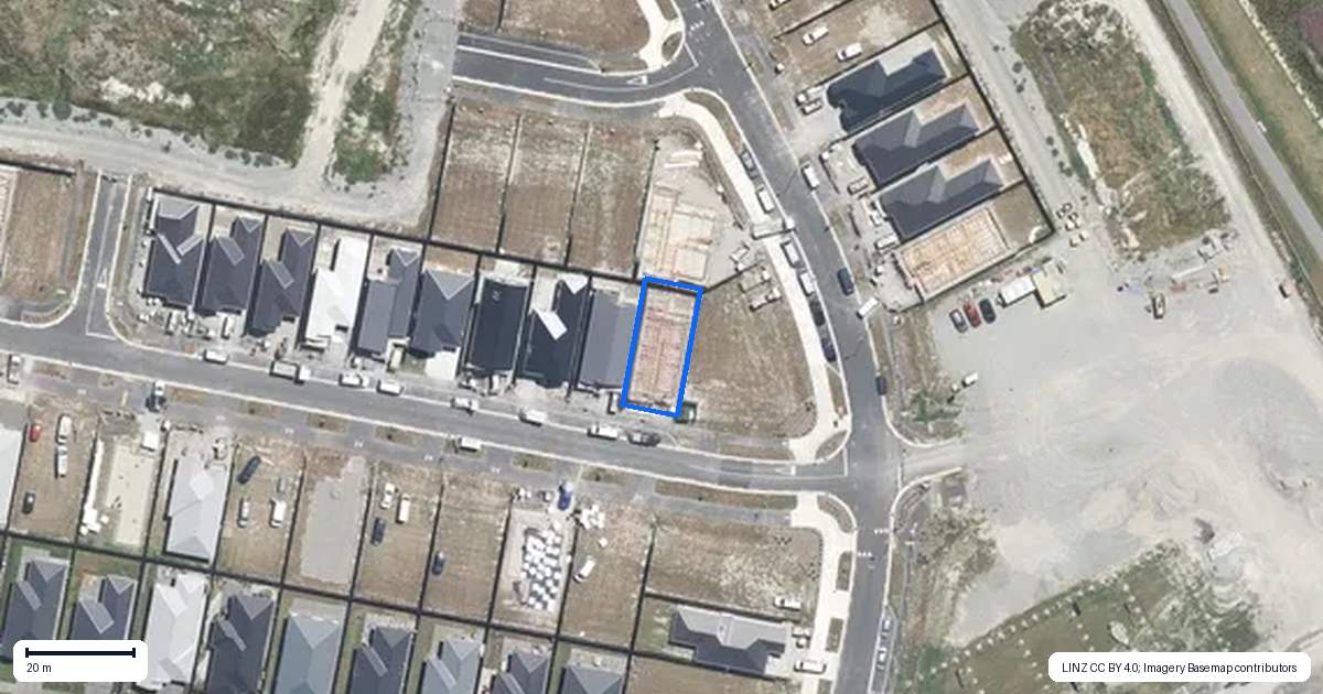 Property context map for 29 Rice Street, Kaiapoi