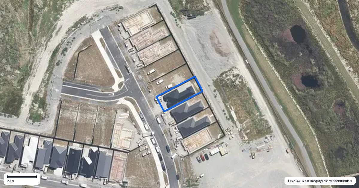 Property context map for 38 McGarry Drive, Kaiapoi
