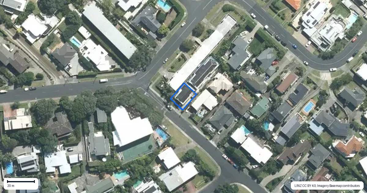 Property context map for 71A Seaview Road, Castor Bay, Auckland