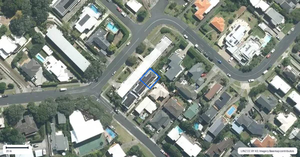 Property context map for 71C Seaview Road, Castor Bay, Auckland