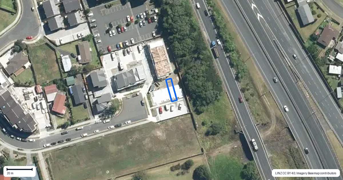 Property context map for 58 Watchfield Close, Mangere, Auckland