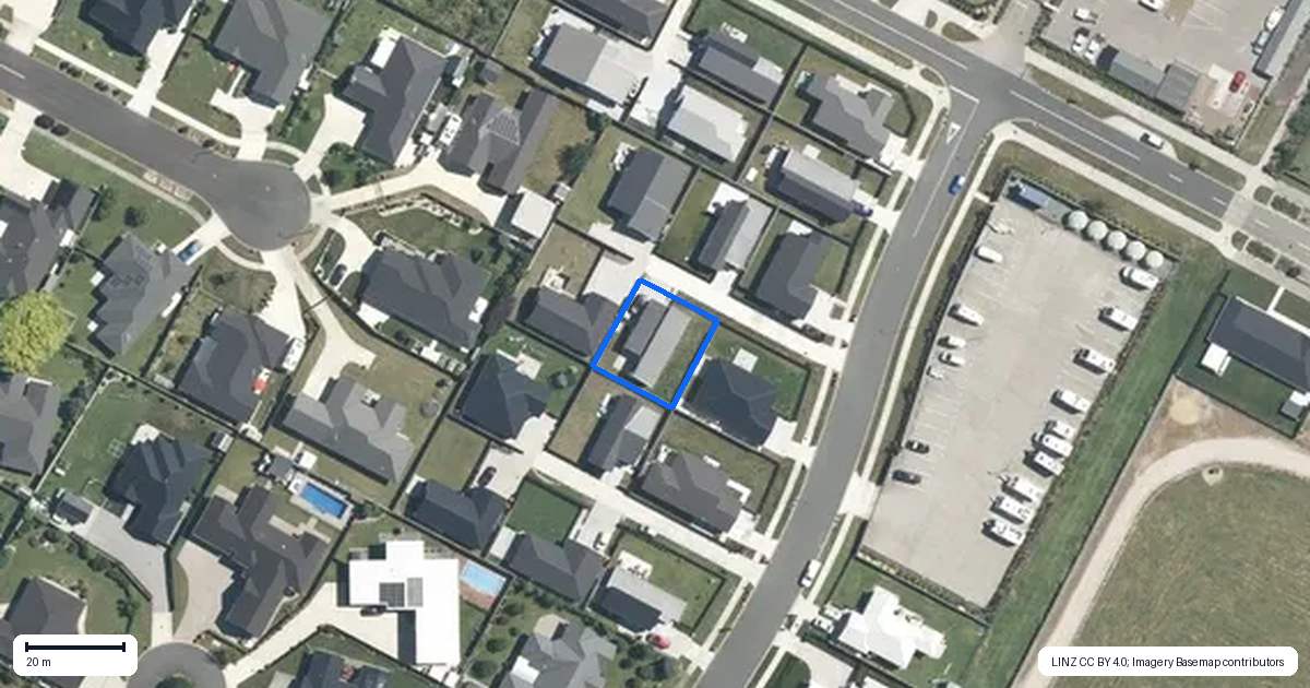Property context map for 33B O'Sullivan Drive, Matamata